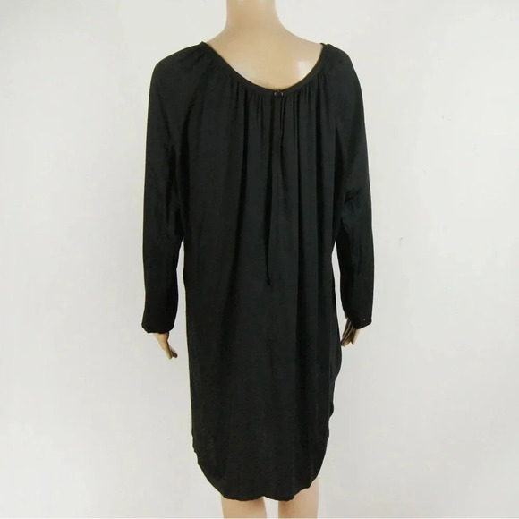 Ann Demulemeester Black Long Sleeve  Midi Dress - Picture 4 of 6